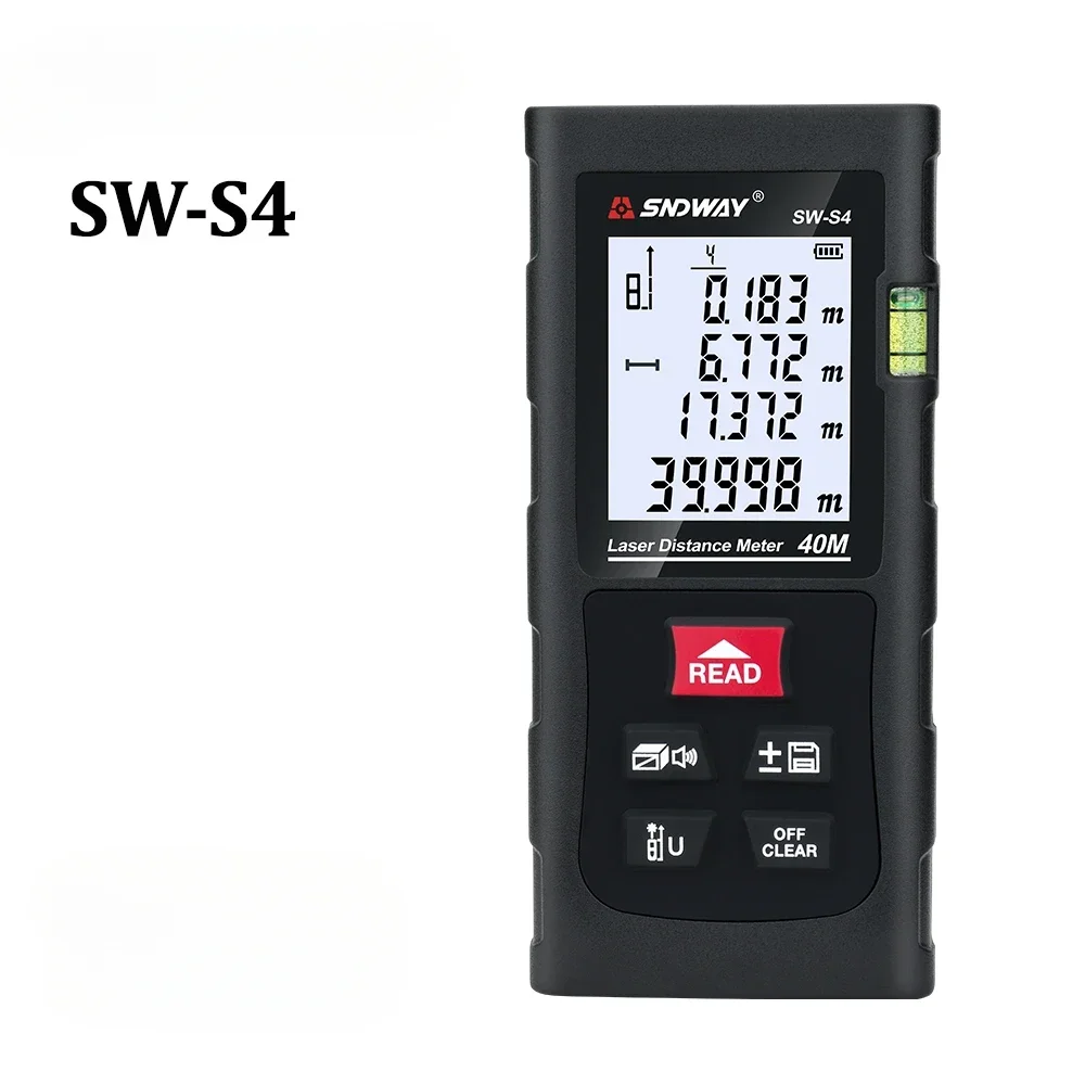 Stanley Tape 25Ft - SNDWAY レーザー距離計レーザー距離計 Trena レーザー巻尺距離範囲ファインダー定規直径計ルーレットツール