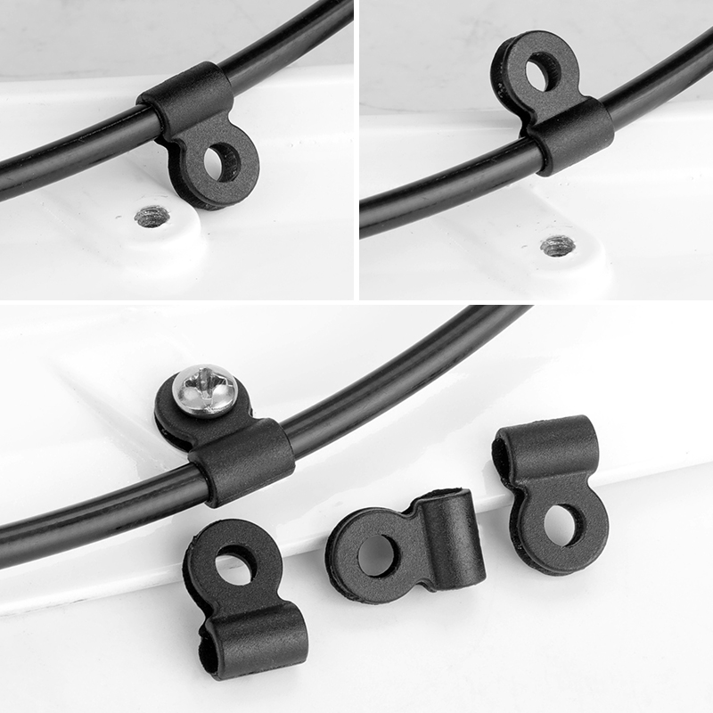 自転車ケーブルガイド ブレーキシフトケーブルハウジング用固定 - Plastic Pipe Clip のレビューと価格