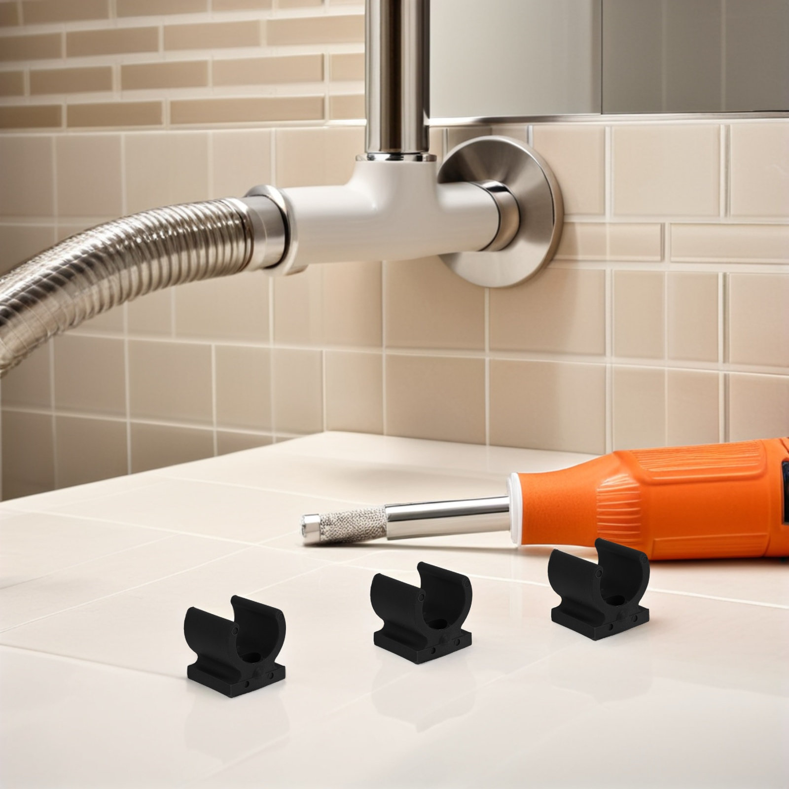 20個入り、車椅子用チューブクランプ、22mm、便座用パイプ - Plastic Pipe Clip のレビューと価格