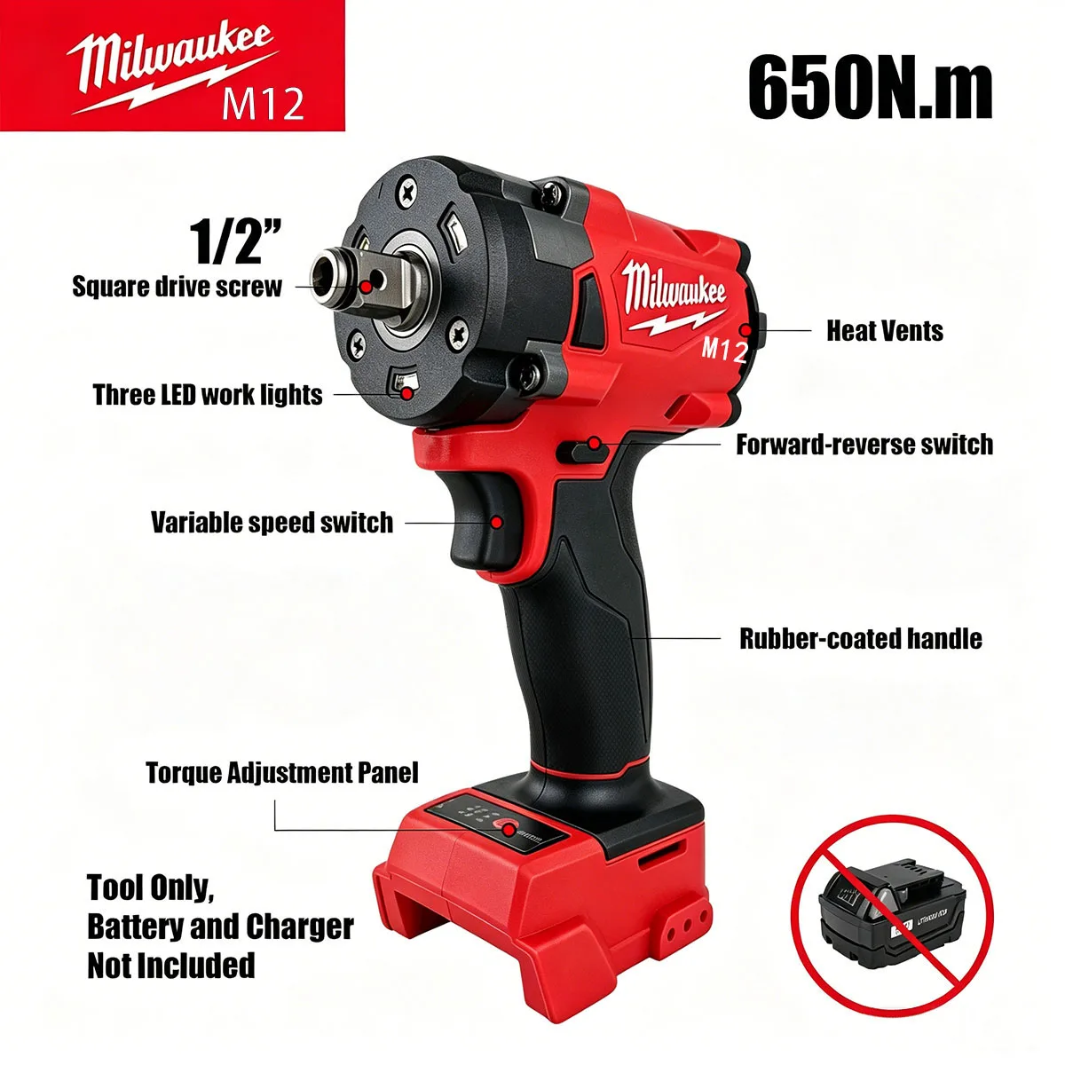 ミルウォーキー M12 1/2インチ M18 FUEL ブラ - Milwaukee Drill M18 Fuel のレビューと価格