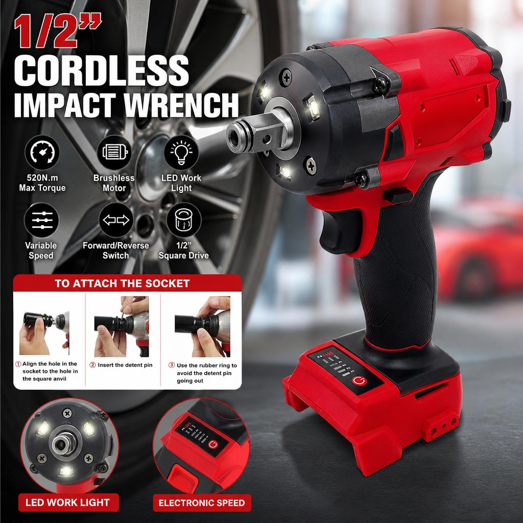 M18 フューエル 1/2インチ ハイ・トルク・インパクトレ - Milwaukee Drill M18 Fuel のレビューと価格