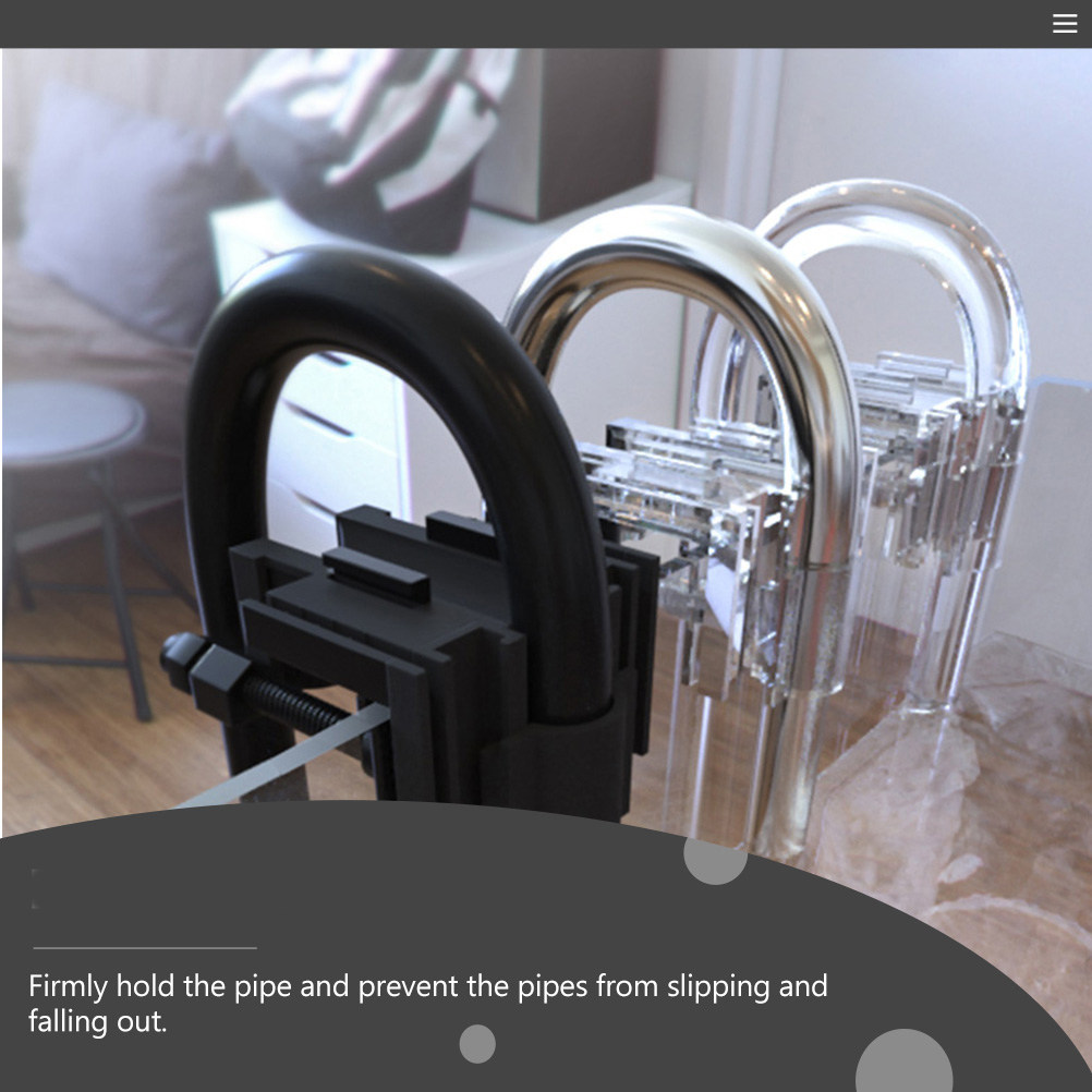 2個入りアクリル固定クランプ 水管クリップ 水槽フィルター入 - Plastic Pipe Clip のレビューと価格