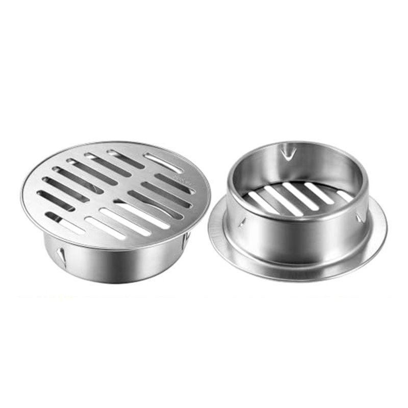 RMWIN-4インチ304ステンレス製排水溝カバー-水平パイ - Drain Pipe Clip のレビューと価格