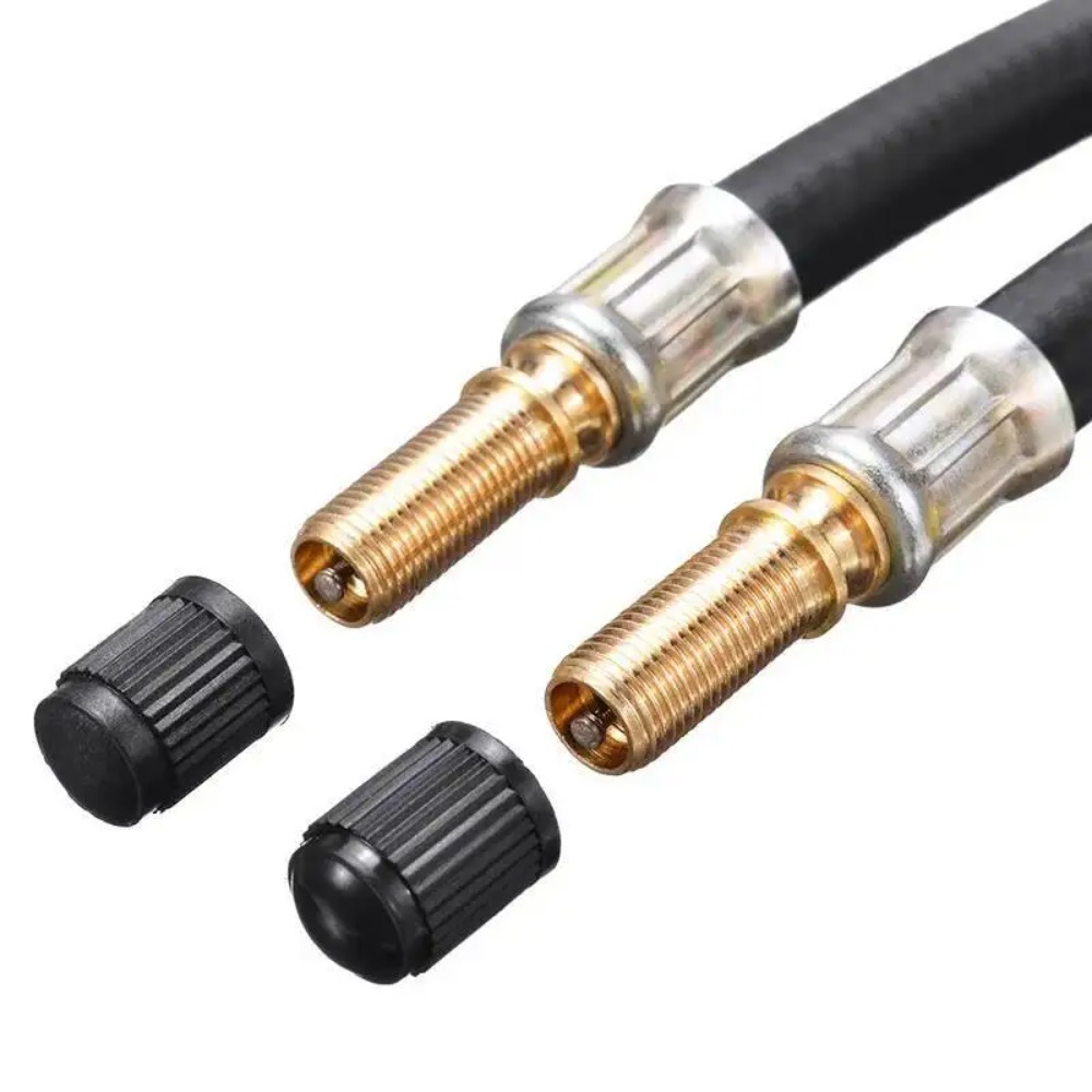 1個入りフレキシブルゴムタイヤバルブエクステンション 210 - Flexible Hose Braided のレビューと価格