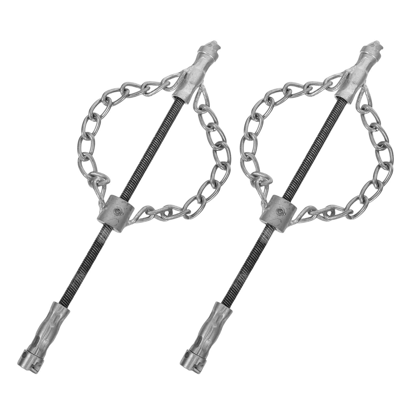 2個入りメインライン下水道クリーナーチェーン、フレキシブルプ - Drain Snake Flexible のレビューと価格